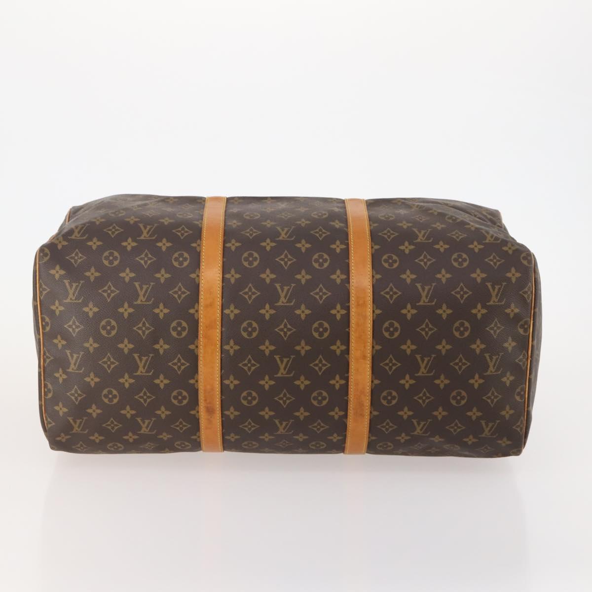 LOUIS VUITTON Monogram Sac Souple 55 Boston Bag M41622 LV Auth YKZ1262