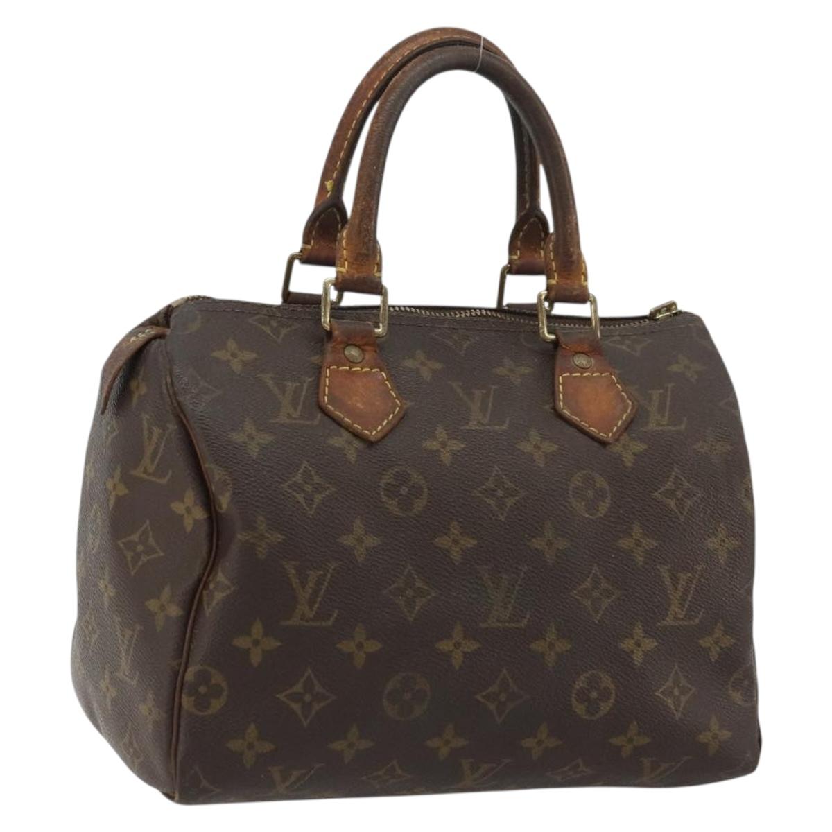 LOUIS VUITTON Monogram Speedy 25 Hand Bag M41528 LV Auth YKZ1268