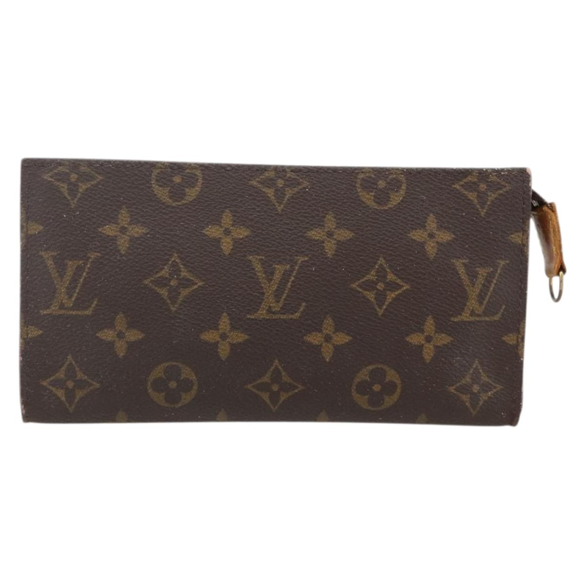LOUIS VUITTON Monogram Bucket GM Accessory Pouch LV Auth YKZ1278