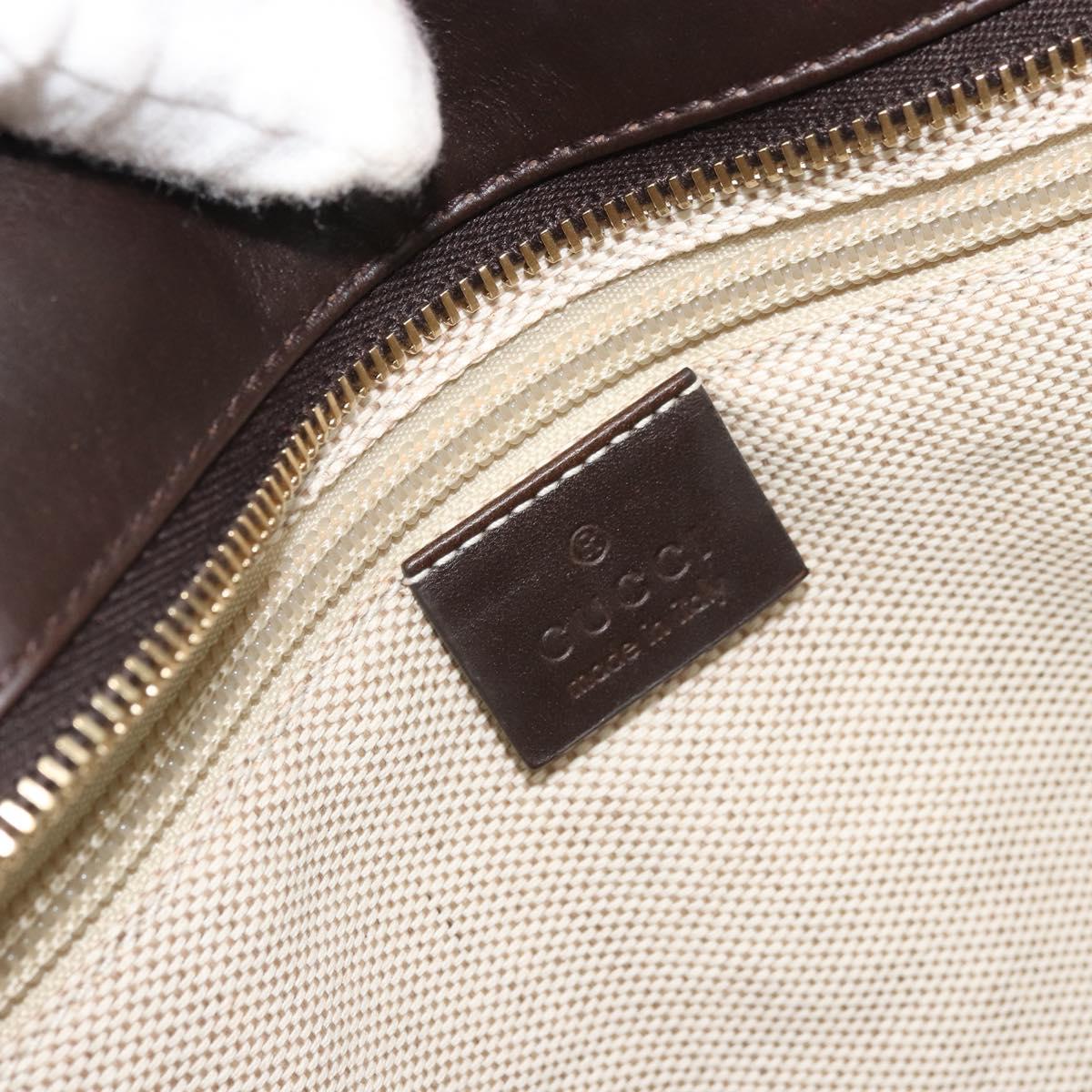 GUCCI GG Canvas Tote Bag Red Gold 308928 Auth YKZ1284A