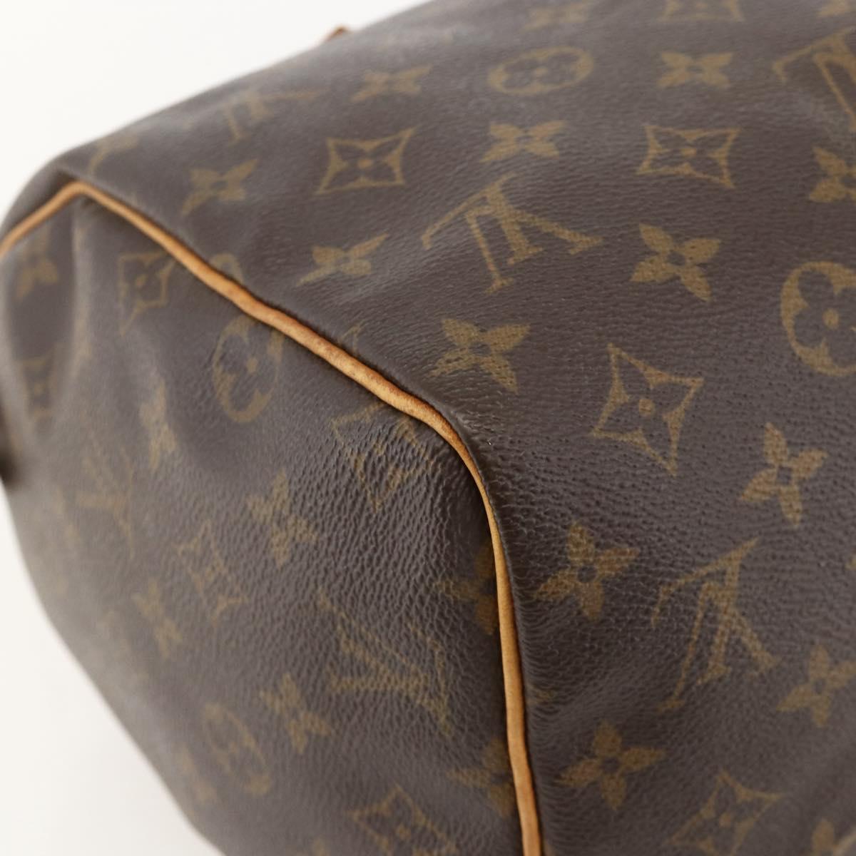 LOUIS VUITTON Monogram Speedy 30 Hand Bag M41526 LV Auth YKZ1288