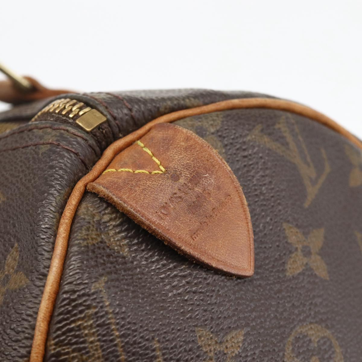 LOUIS VUITTON Monogram Speedy 30 Hand Bag M41526 LV Auth YKZ1288