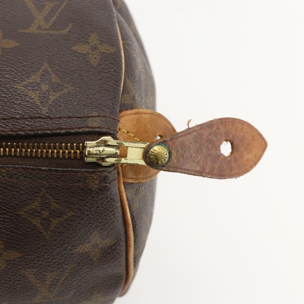 LOUIS VUITTON Monogram Speedy 30 Hand Bag M41526 LV Auth YKZ1288