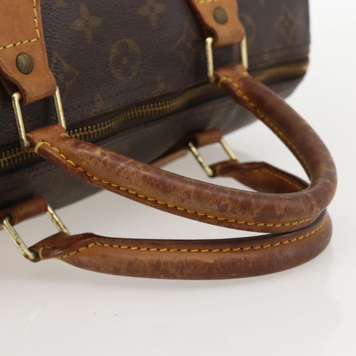 LOUIS VUITTON Monogram Speedy 30 Hand Bag M41526 LV Auth YKZ1288