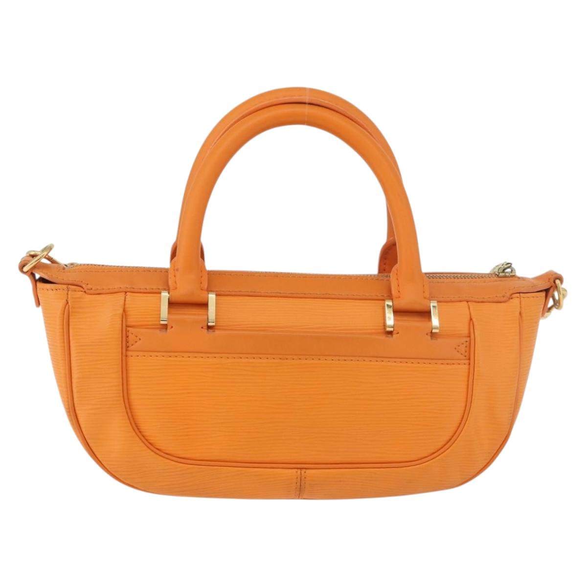 LOUIS VUITTON Epi Danura MM Hand Bag 2way Orange Mandarin M5910H Auth YKZ1294A