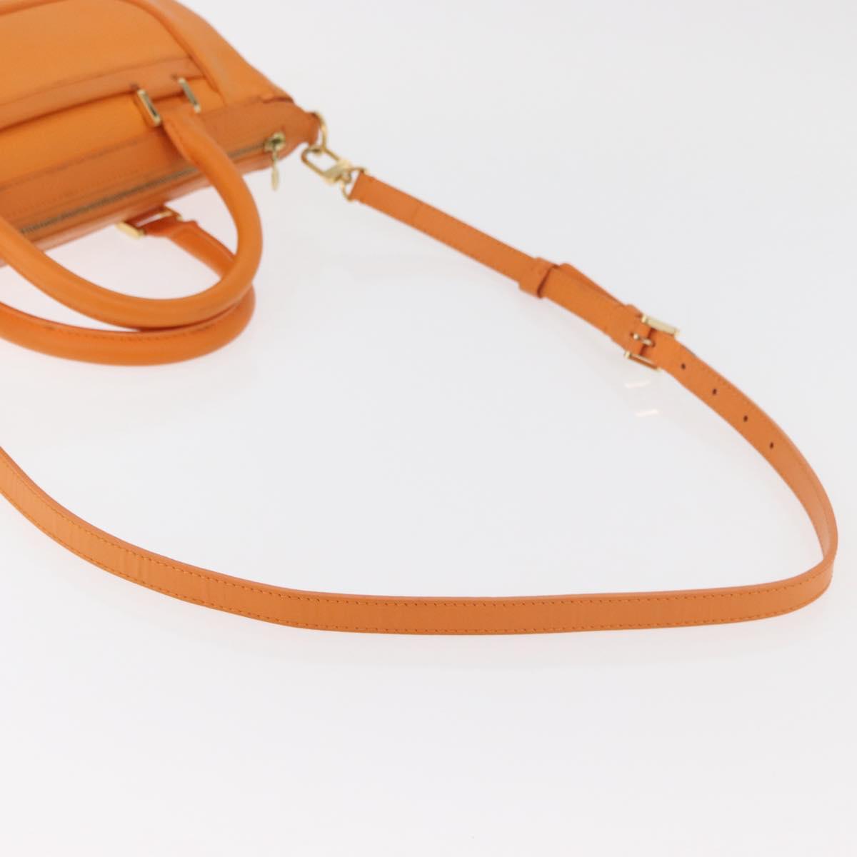 LOUIS VUITTON Epi Danura MM Hand Bag 2way Orange Mandarin M5910H Auth YKZ1294A
