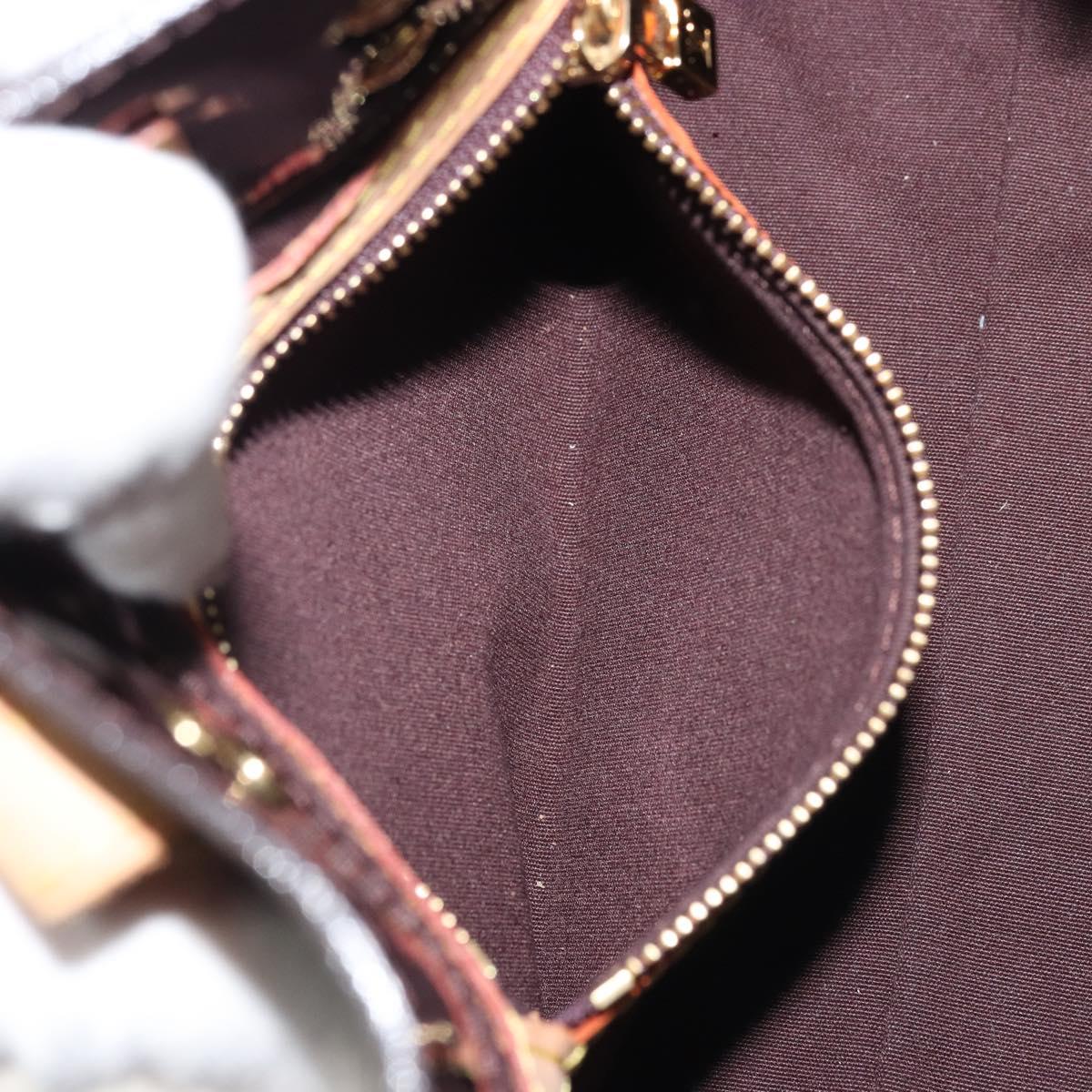 LOUIS VUITTON Monogram Vernis Reade PM Hand Bag Amarante M91993 LV Auth YKZ1297A