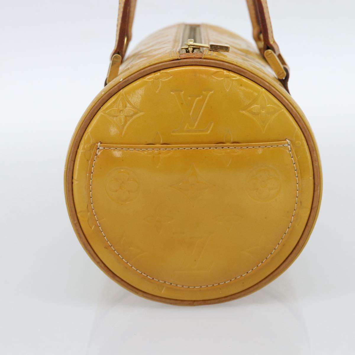 LOUIS VUITTON Monogram Vernis Bedford Hand Bag Beige M91006 LV Auth YKZ1306