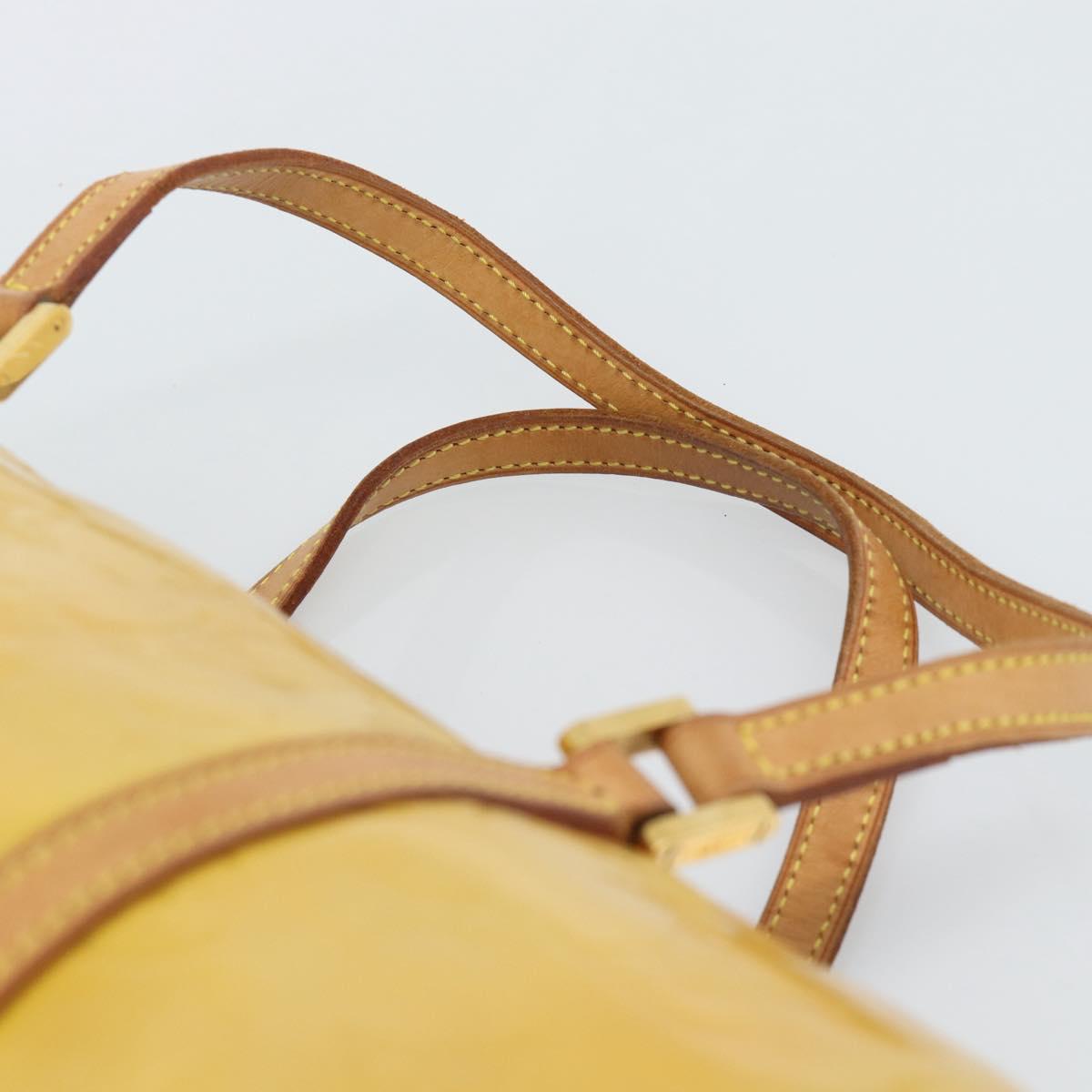LOUIS VUITTON Monogram Vernis Bedford Hand Bag Beige M91006 LV Auth YKZ1306