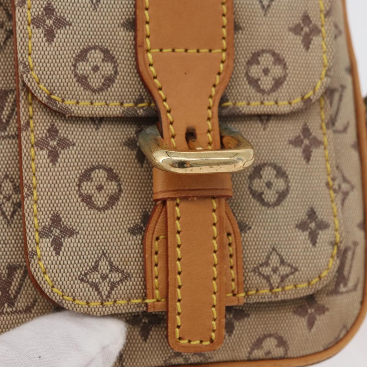 LOUIS VUITTON Monogram Mini Juliet PM Shoulder Bag Blue M92005 LV Auth YKZ1334
