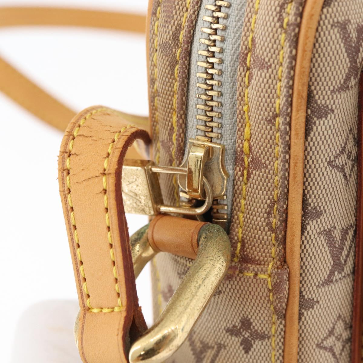 LOUIS VUITTON Monogram Mini Juliet PM Shoulder Bag Blue M92005 LV Auth YKZ1334