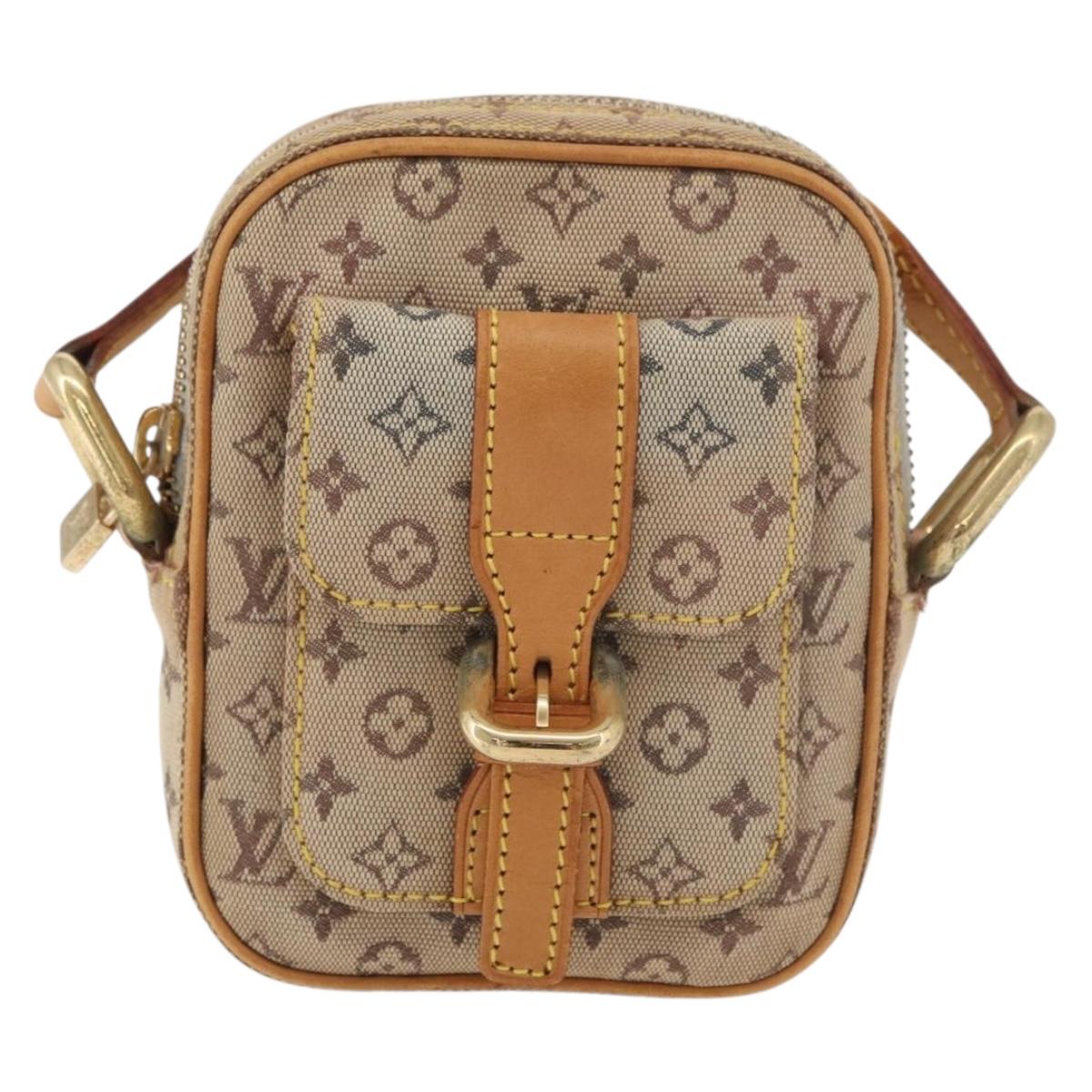 LOUIS VUITTON Monogram Mini Juliet PM Shoulder Bag Blue M92005 LV Auth YKZ1334