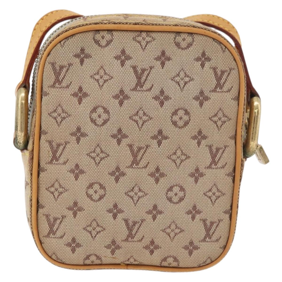 LOUIS VUITTON Monogram Mini Juliet PM Shoulder Bag Blue M92005 LV Auth YKZ1334