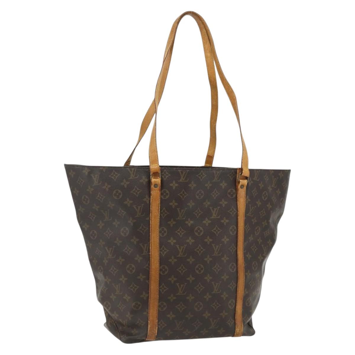 LOUIS VUITTON Monogram Sac Shopping GM Tote Bag M51110 LV Auth YKZ1357