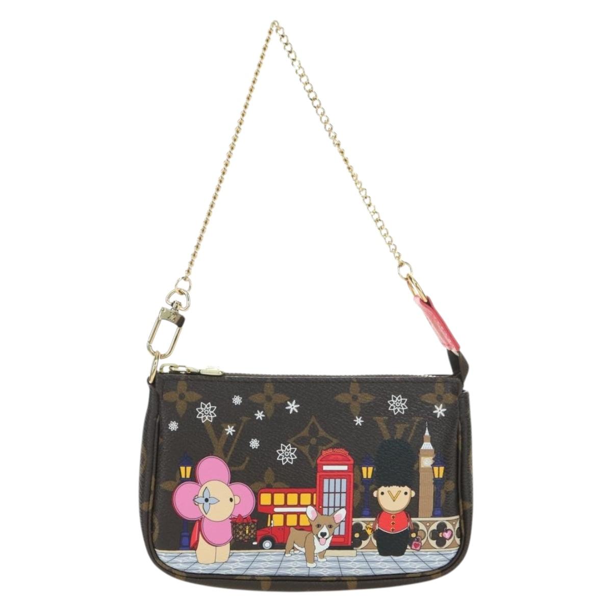 LOUIS VUITTON Vivienne Mini Pochette Accessoires Pouch M80863 LV Auth YKZ1367SAM