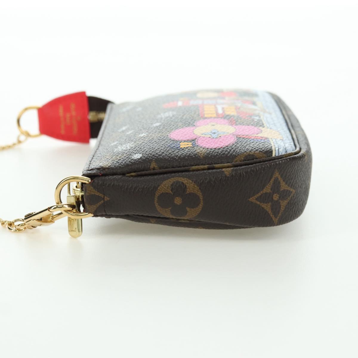 LOUIS VUITTON Vivienne Mini Pochette Accessoires Pouch M80863 LV Auth YKZ1367SAM