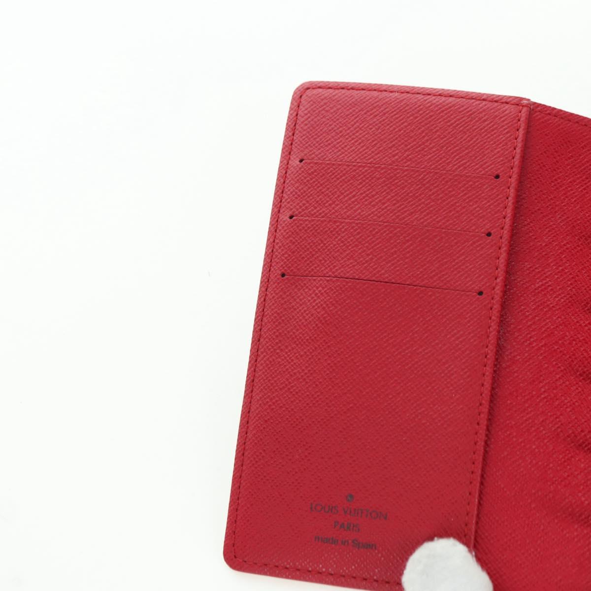 LOUIS VUITTON Monogram Cherry Agenda PM Planner Cover Red R21023 Auth YKZ1374SM