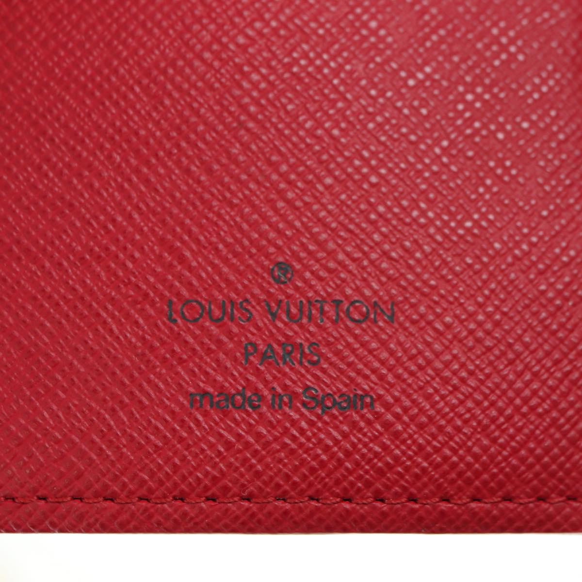 LOUIS VUITTON Monogram Cherry Agenda PM Planner Cover Red R21023 Auth YKZ1374SM