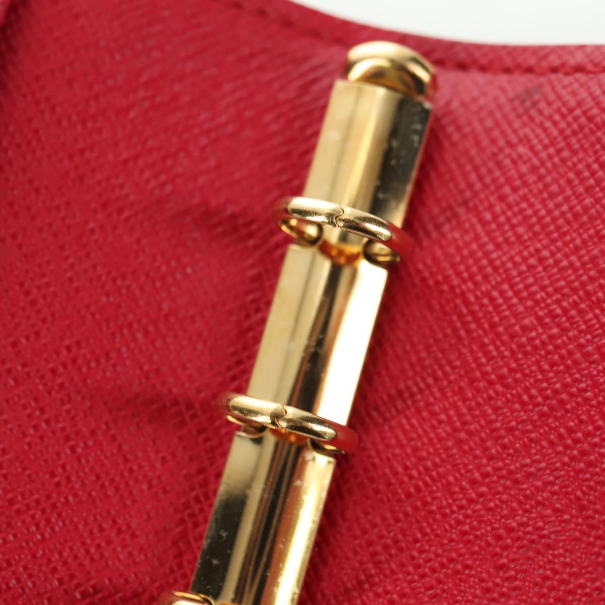 LOUIS VUITTON Monogram Cherry Agenda PM Planner Cover Red R21023 Auth YKZ1374SM