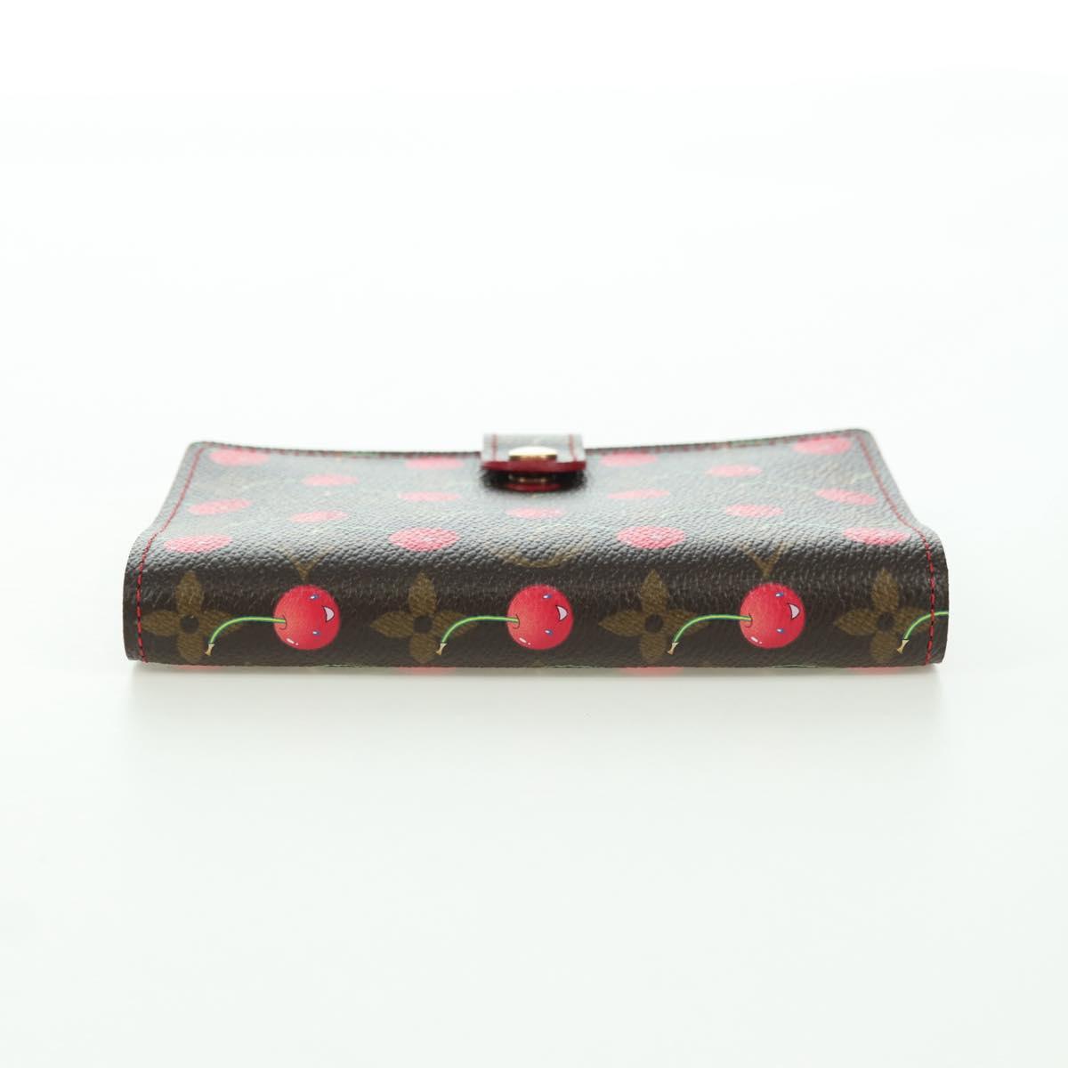 LOUIS VUITTON Monogram Cherry Agenda PM Planner Cover Red R21023 Auth YKZ1374SM