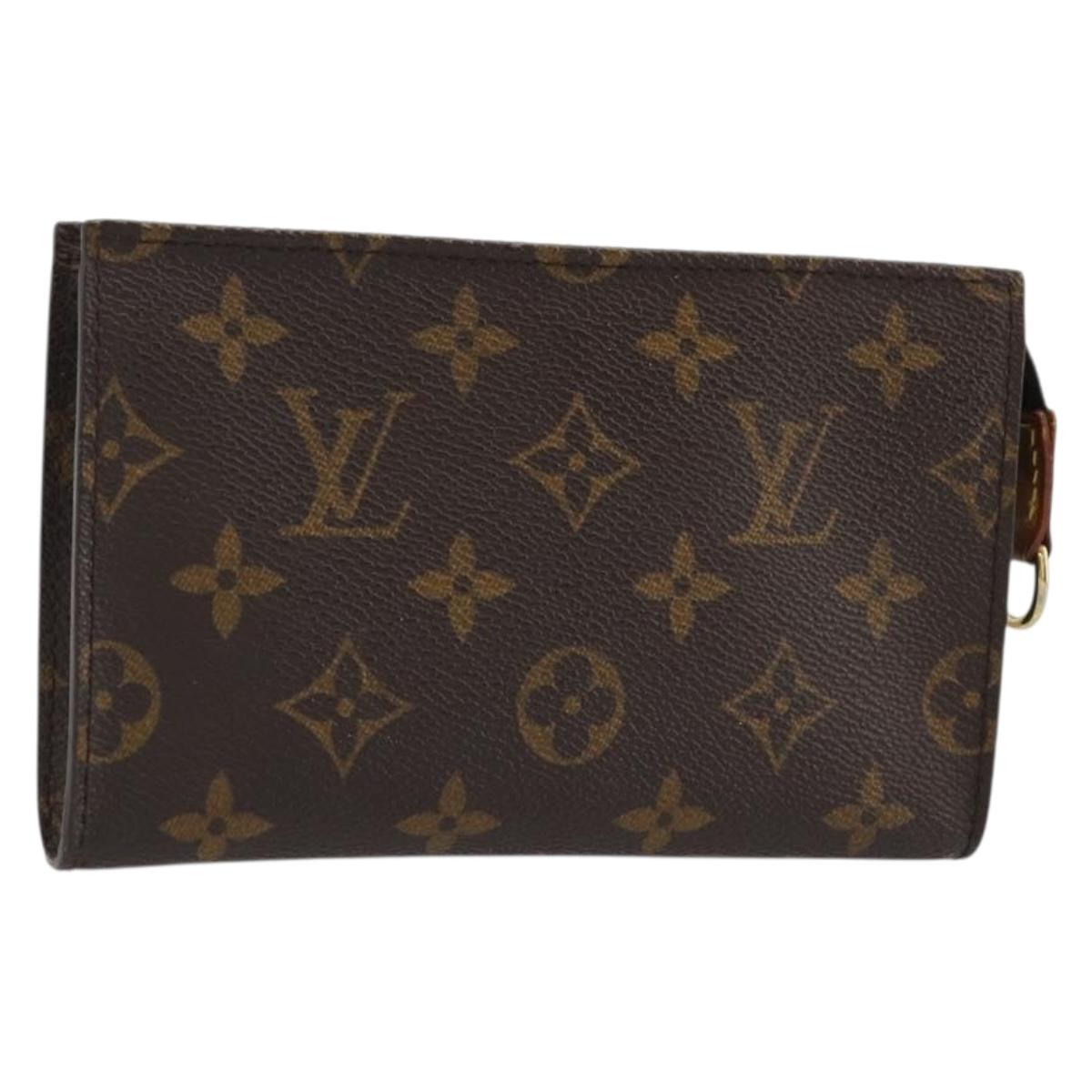 LOUIS VUITTON Monogram Bucket PM Accessory Pouch LV Auth YKZ1384