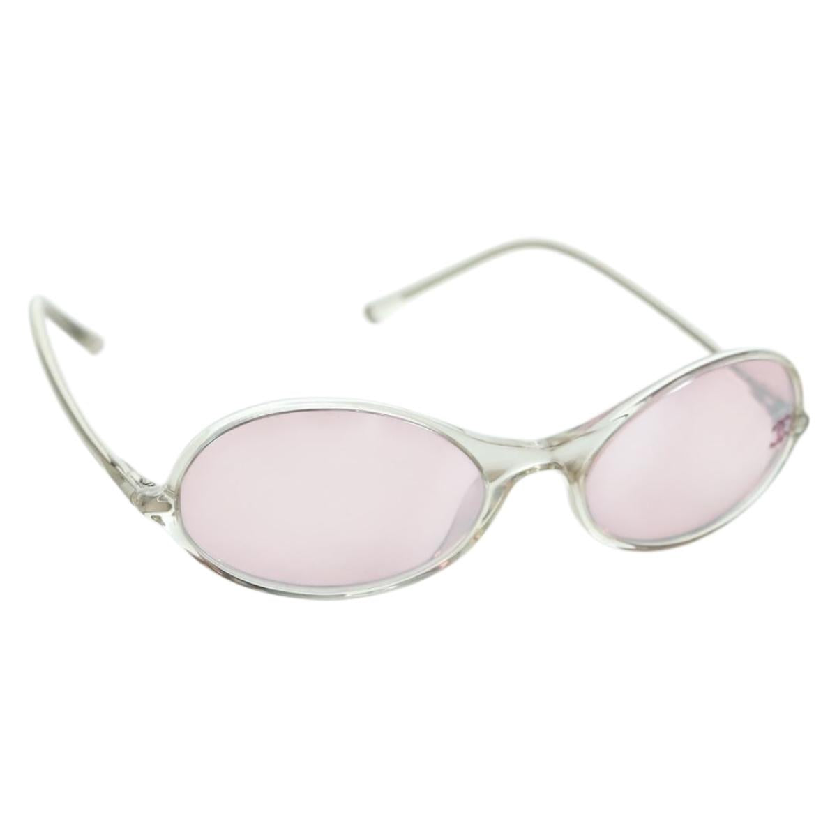 CHANEL COCO Mark Sunglasses plastic Clear 5044-B CC Auth YKZ1409M CHANEL COCO Mark Sunglasses plastic Brown 01450 91235 CC  main image 3