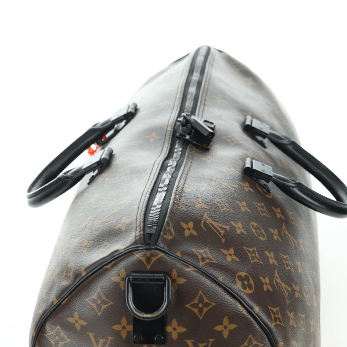 LOUIS VUITTON Monogram Virgil Abloh Keepall Band 50 Bag M44471 Auth YKZ1415M