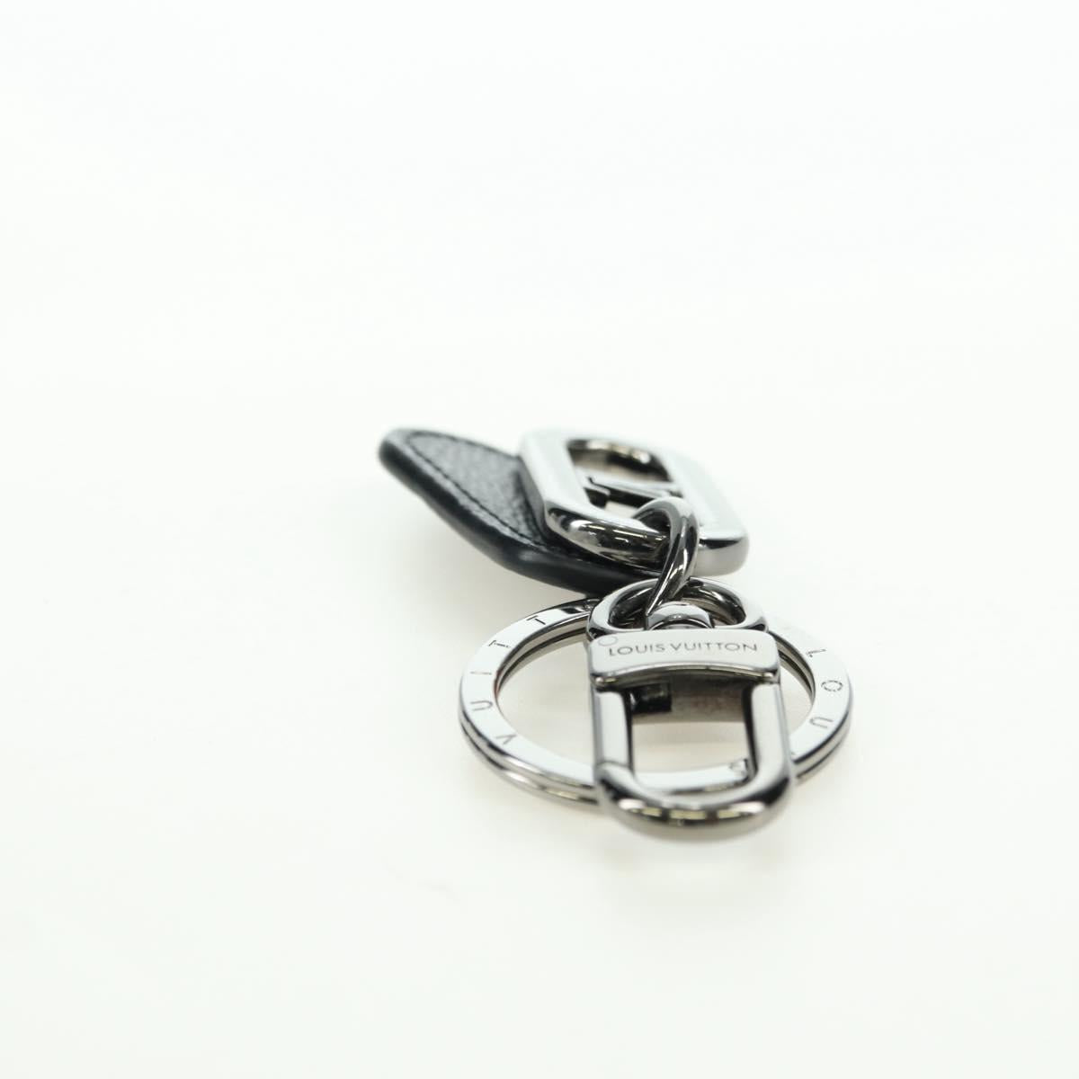 LOUIS VUITTON Monogram Porte Cles LV Signature Charm Black M00927 Auth YKZ1420M