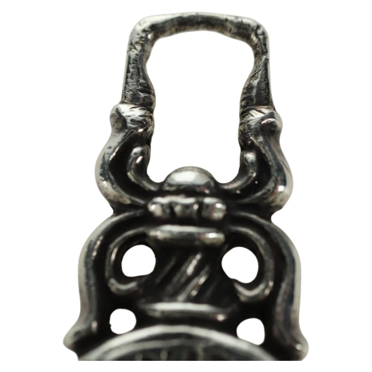 Chrome Hearts Dagger Charm Pendant Top Ag925 Silver Auth YKZ1426V