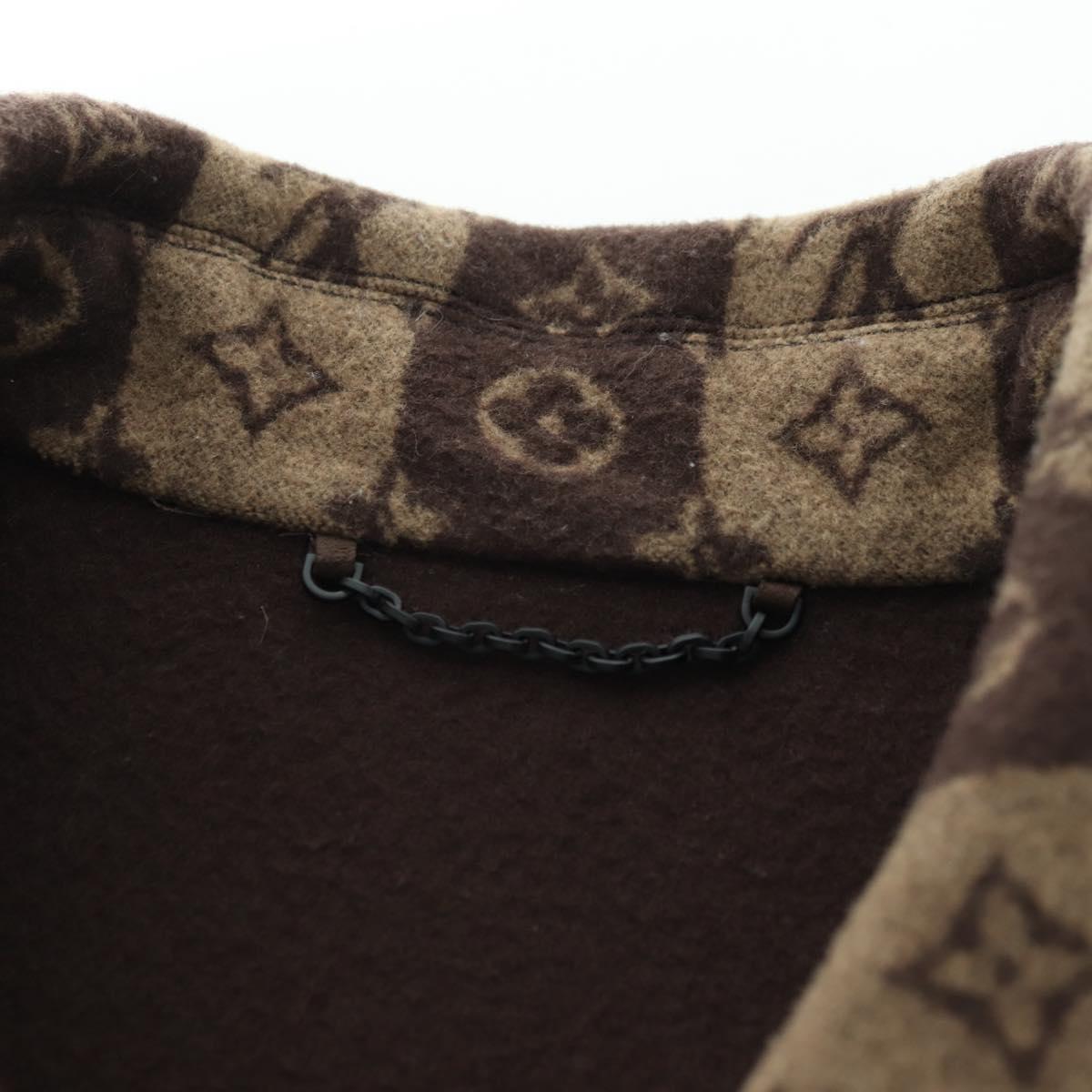LOUIS VUITTON Monogram Stripe (LVxNIGO) Coat Monogram Box RM221M Auth YKZ1433SM