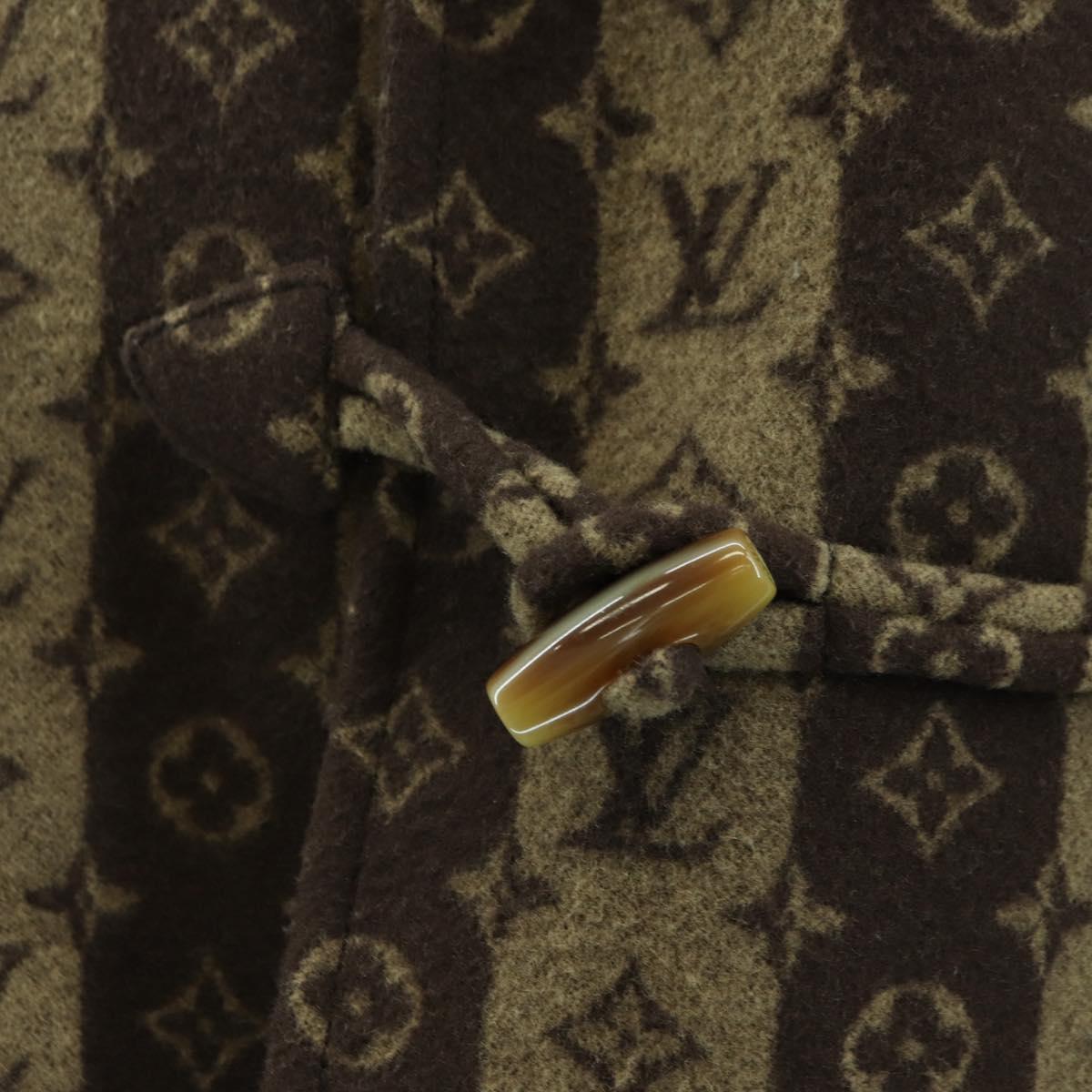 LOUIS VUITTON Monogram Stripe (LVxNIGO) Coat Monogram Box RM221M Auth YKZ1433SM