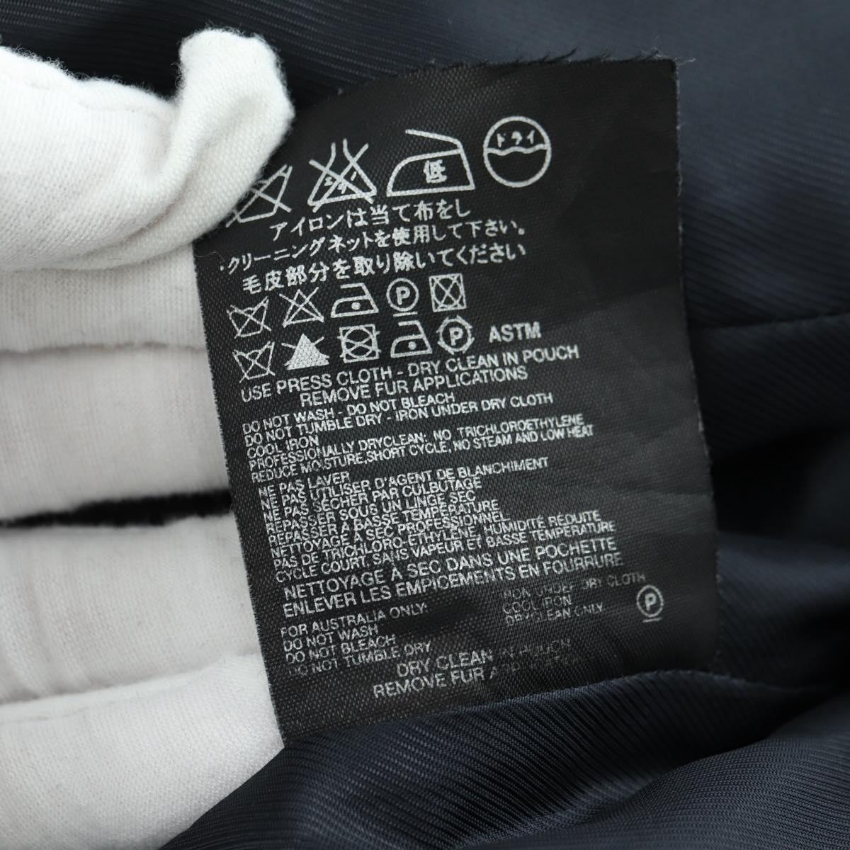 PRADA Coat Jacket Wool Black Auth YKZ1434A