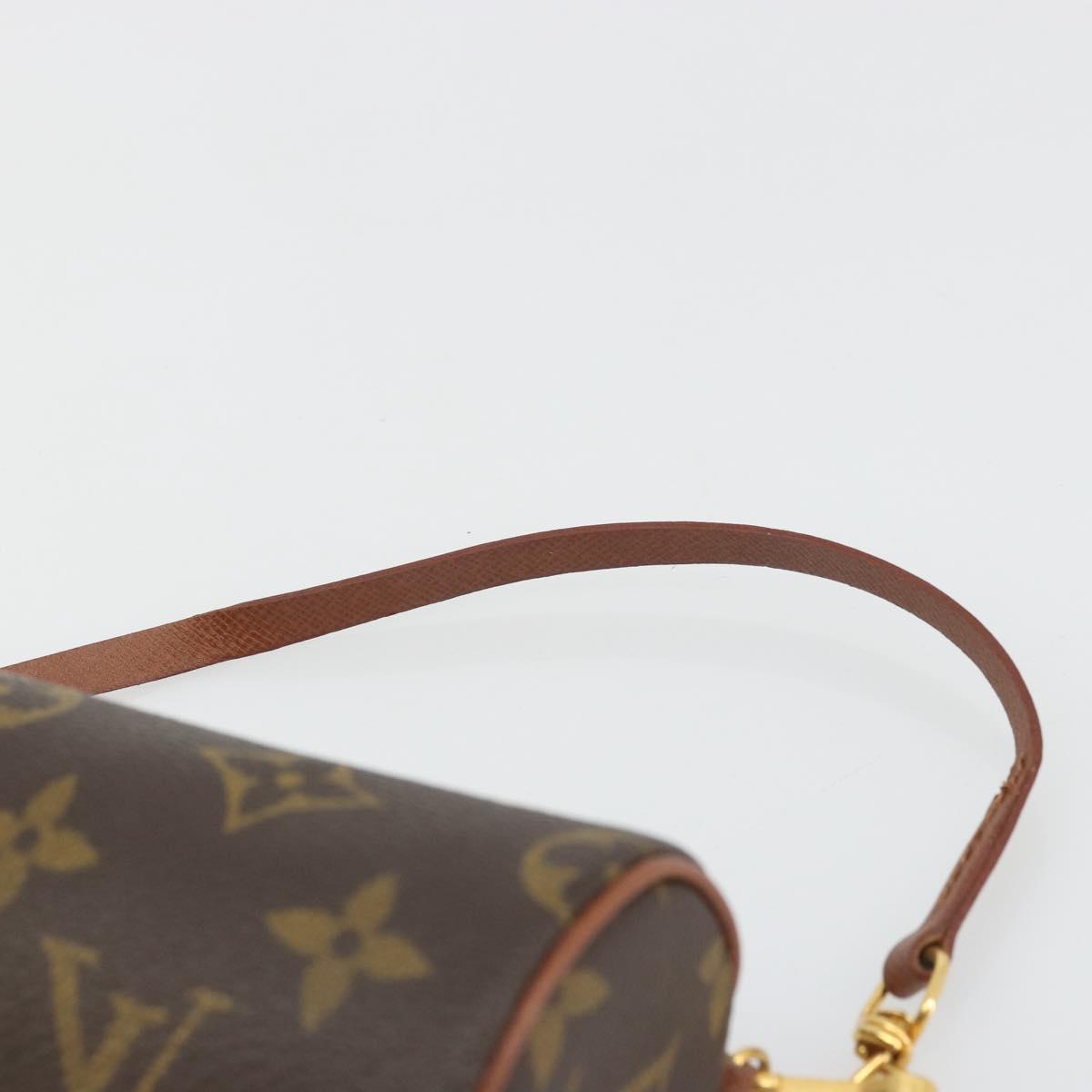 LOUIS VUITTON Monogram Papillon Pouch LV Auth YKZ1451