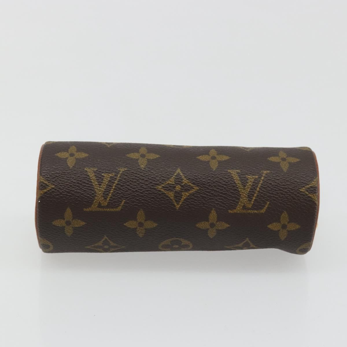 LOUIS VUITTON Monogram Papillon Pouch LV Auth YKZ1451