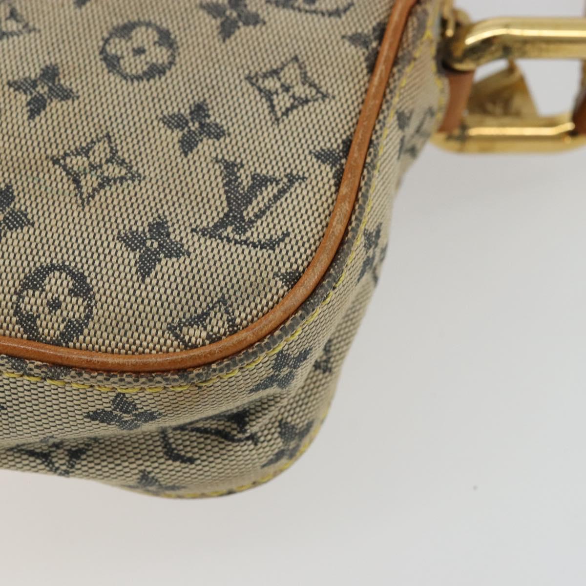 LOUIS VUITTON Monogram Mini Juliet PM Shoulder Bag Blue M92005 LV Auth YKZ1470
