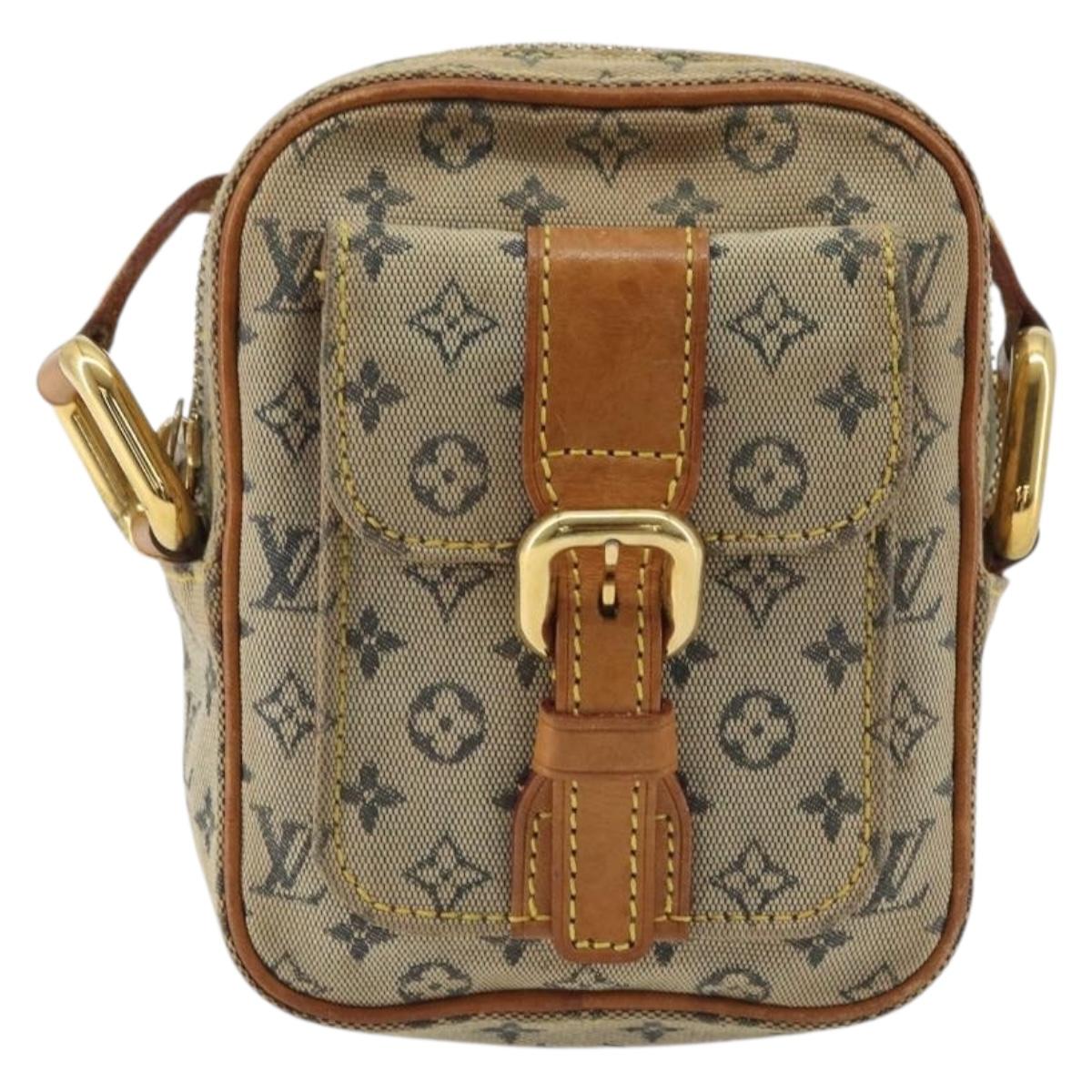 LOUIS VUITTON Monogram Mini Juliet PM Shoulder Bag Blue M92005 LV Auth YKZ1470