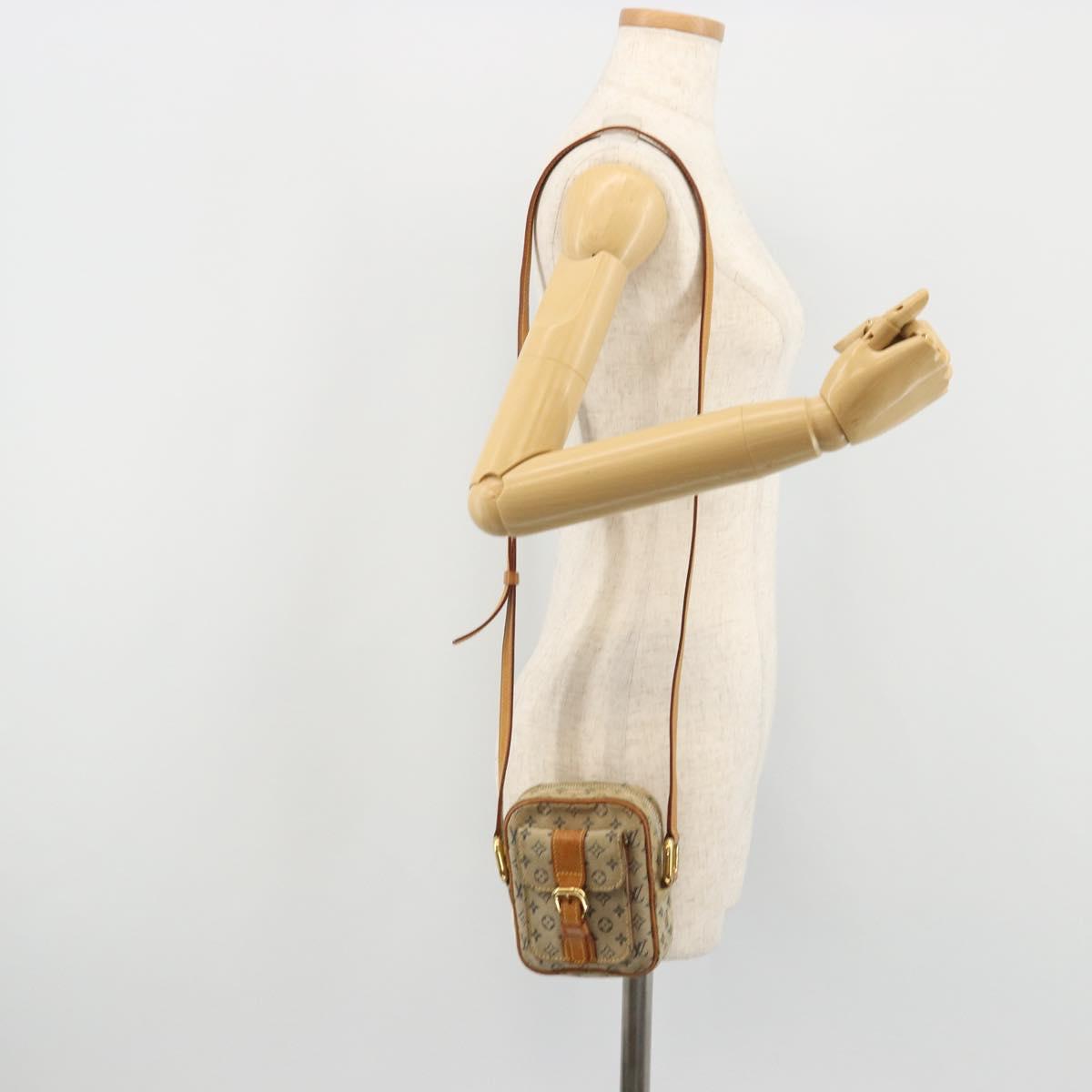 LOUIS VUITTON Monogram Mini Juliet PM Shoulder Bag Blue M92005 LV Auth YKZ1470