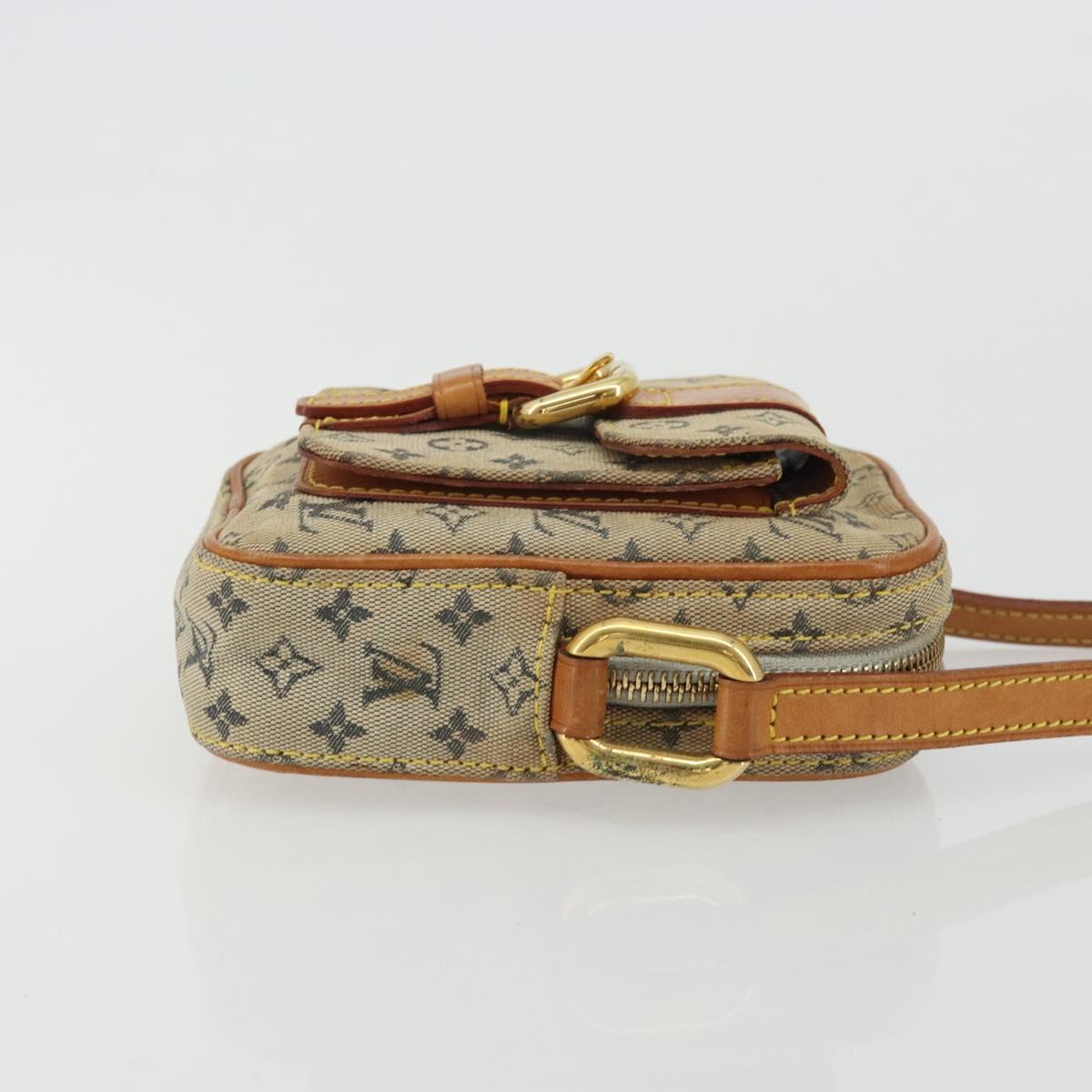 LOUIS VUITTON Monogram Mini Juliet PM Shoulder Bag Blue M92005 LV Auth YKZ1470
