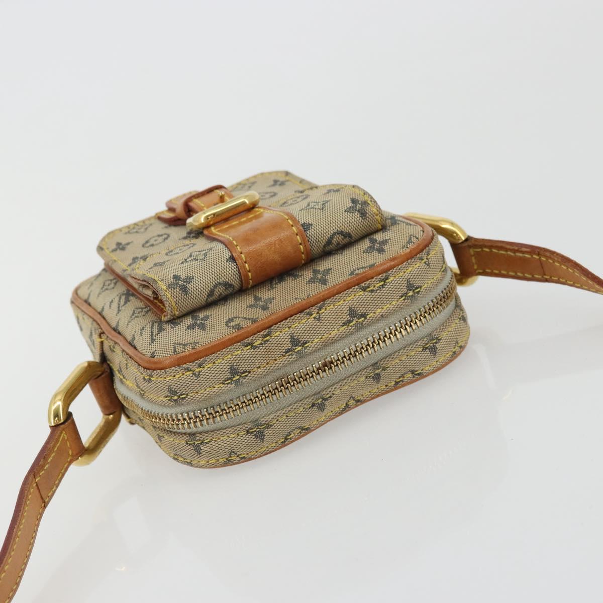 LOUIS VUITTON Monogram Mini Juliet PM Shoulder Bag Blue M92005 LV Auth YKZ1470