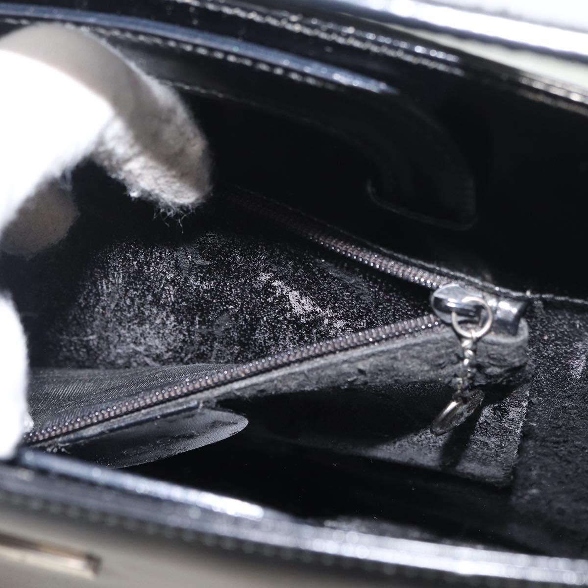 GUCCI Hand Bag Vinyl Black 002 2058 0454 5 Auth YKZ1500