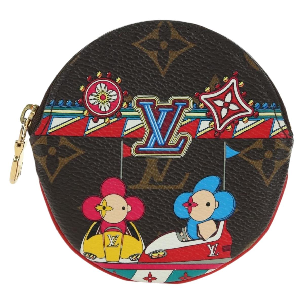 LOUIS VUITTON Monogram Porte Monnaie Round Purse Vivienne M69749 Auth YKZ1503M