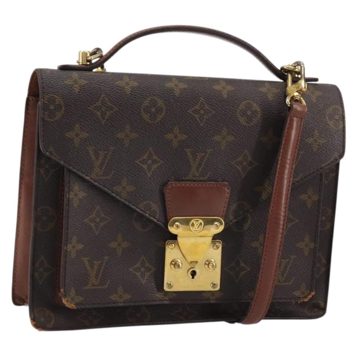 LOUIS VUITTON Monogram Monceau 26 Shoulder Bag M51187 LV Auth YKZ1532