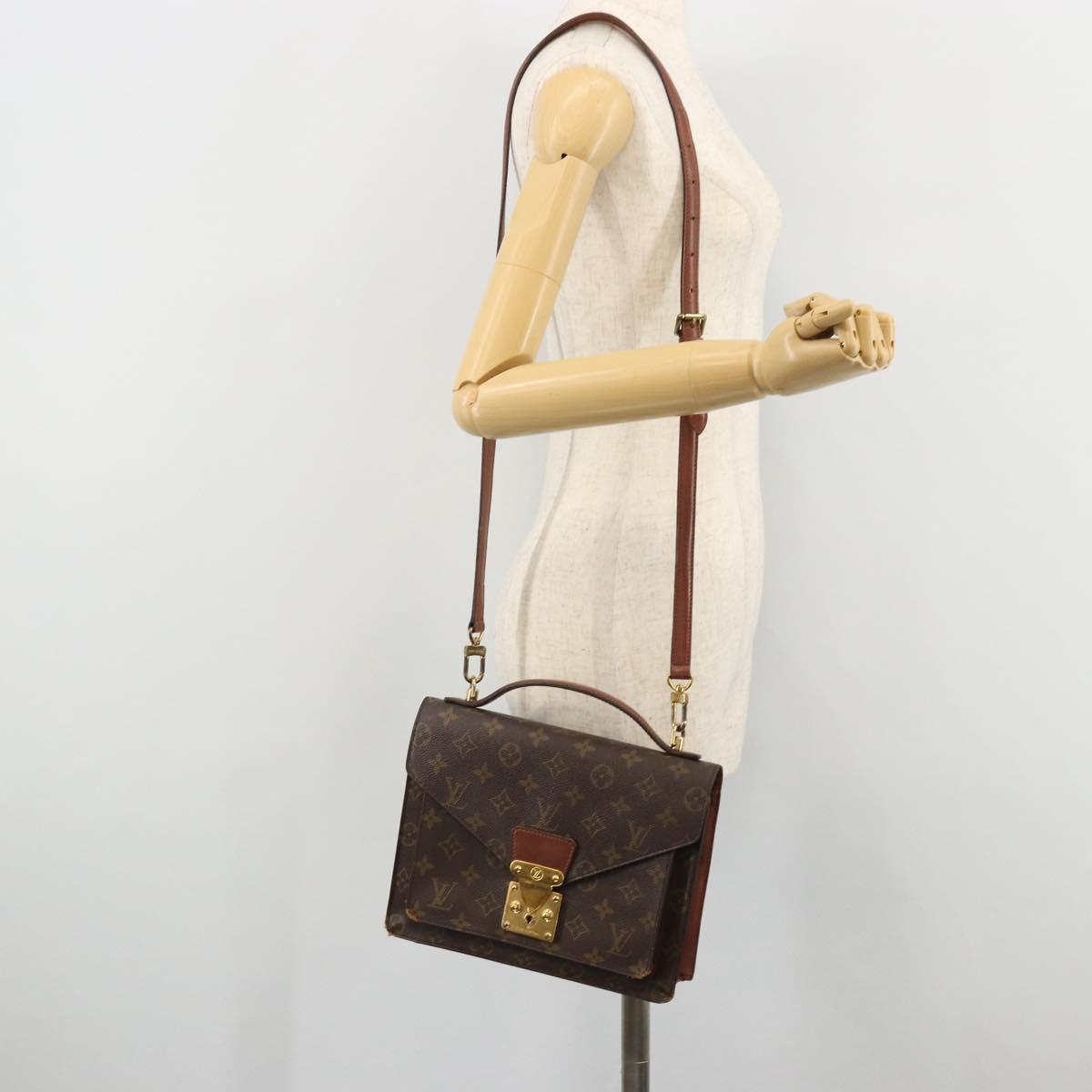 LOUIS VUITTON Monogram Monceau 26 Shoulder Bag M51187 LV Auth YKZ1532