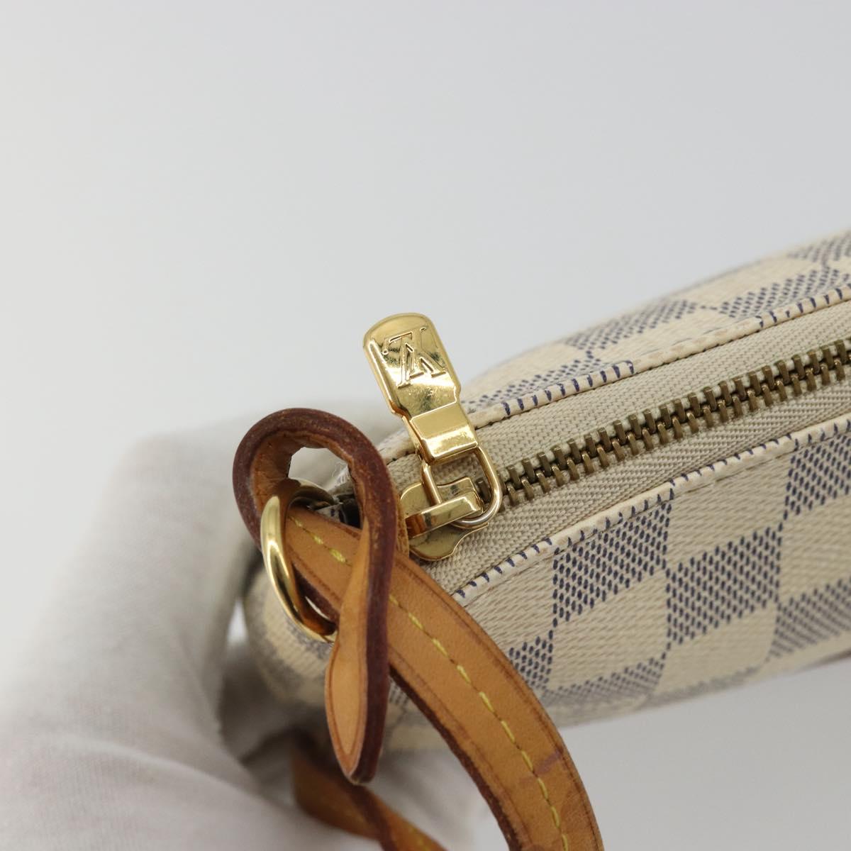 LOUIS VUITTON Damier Azur Pochette Accessoires Pouch N41207 LV Auth YKZ1553A