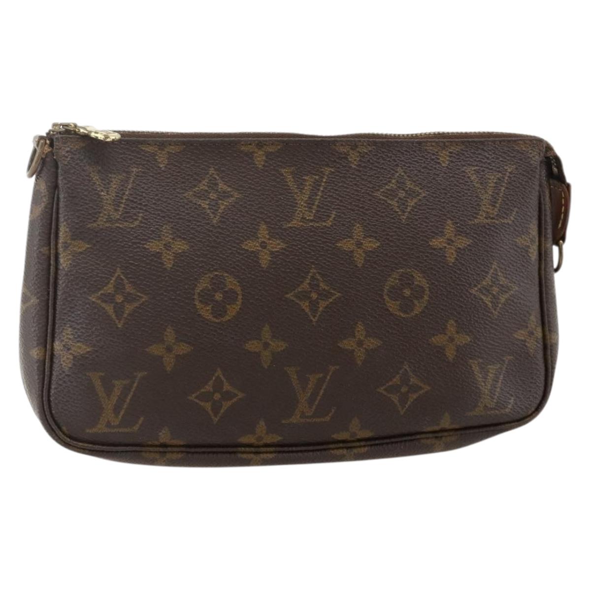 LOUIS VUITTON Monogram Pochette Accessoires Pouch M51980 LV Auth YKZ1555