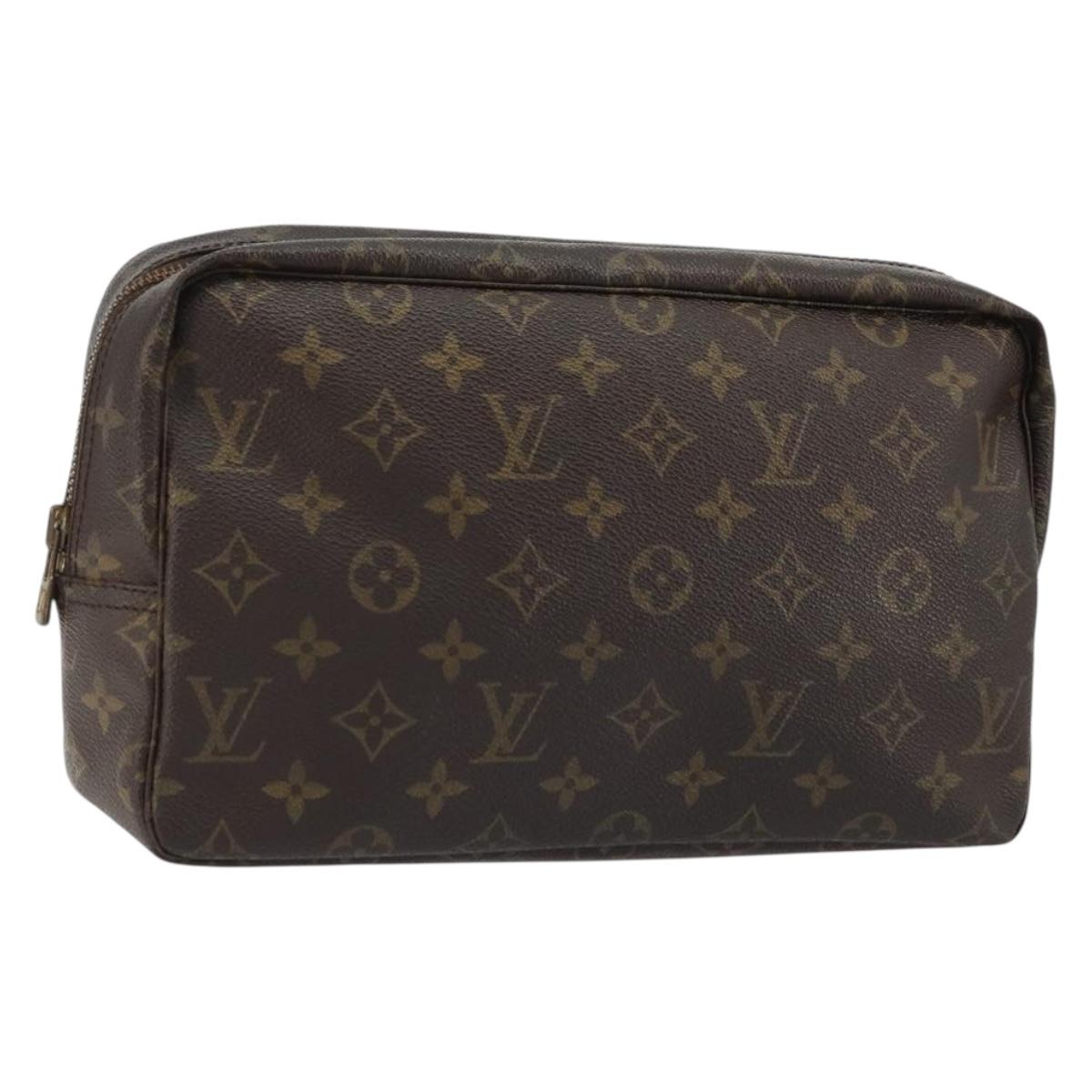 LOUIS VUITTON Monogram Trousse Toilette 28 Clutch Bag M47522 LV Auth YKZ1562