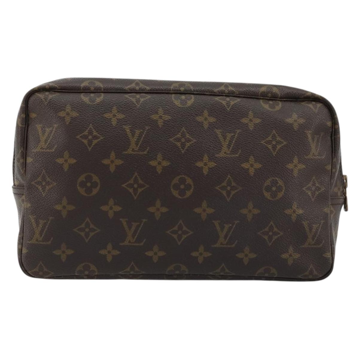 LOUIS VUITTON Monogram Trousse Toilette 28 Clutch Bag M47522 LV Auth YKZ1562