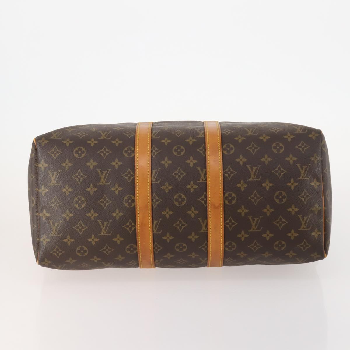 LOUIS VUITTON Monogram Keepall 45 Boston Bag M41428 LV Auth YKZ1564