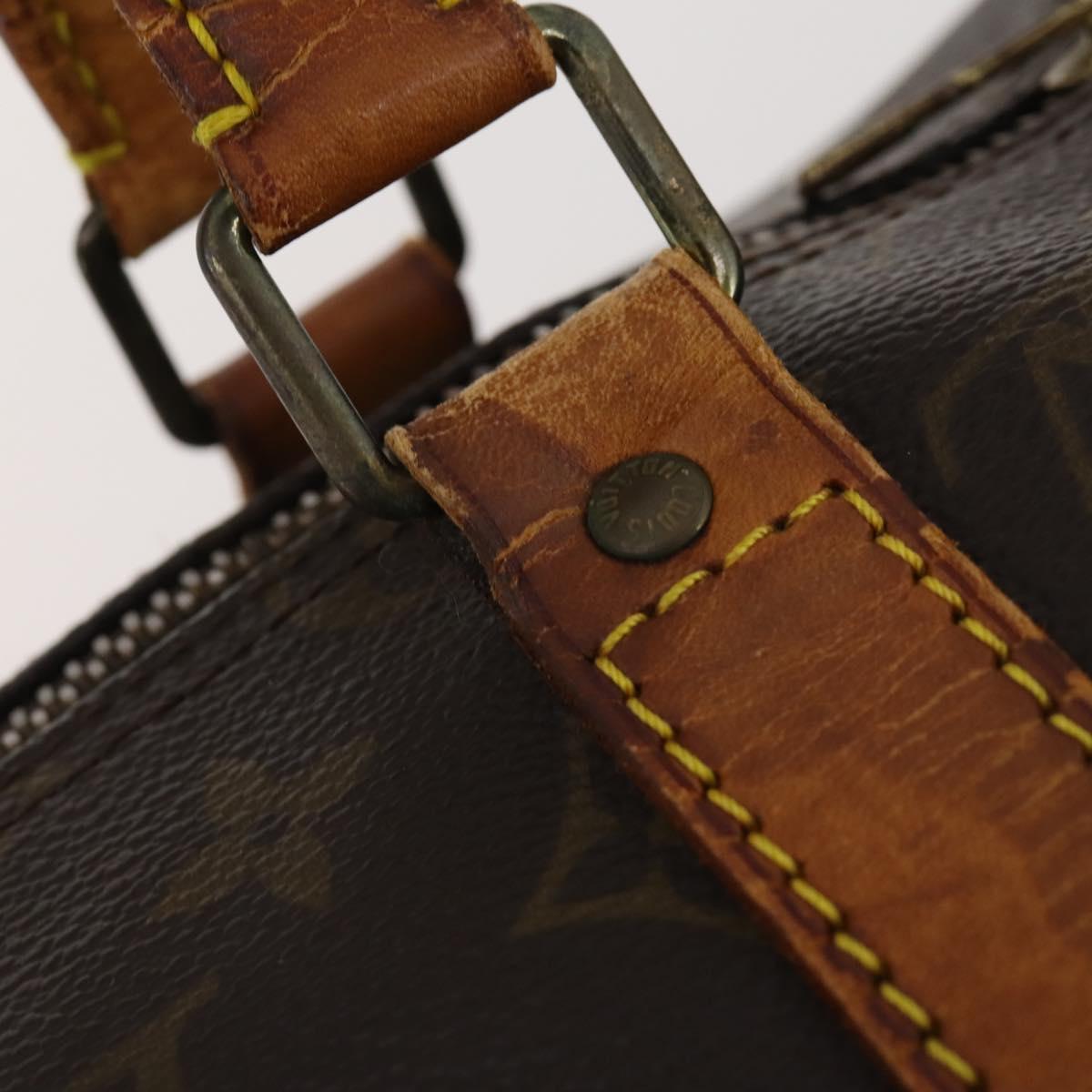LOUIS VUITTON Monogram Keepall Bandouliere 50 Boston Bag M41416 LV Auth YKZ1565