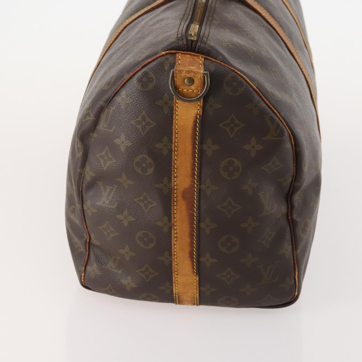 LOUIS VUITTON Monogram Keepall Bandouliere 50 Boston Bag M41416 LV Auth YKZ1565